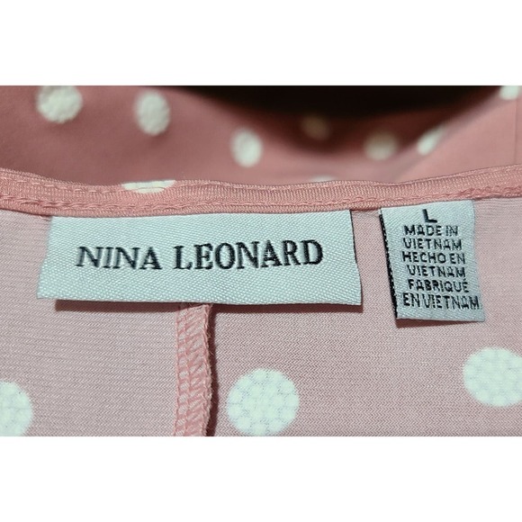 NWT Nina Leonard Scoop Neck Dress with Pockets size Large - Picture 6 of 8